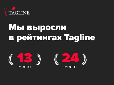 Свежие рейтинги лучших digital и mobile production России от Тэглайн: растем по всем фронтам!