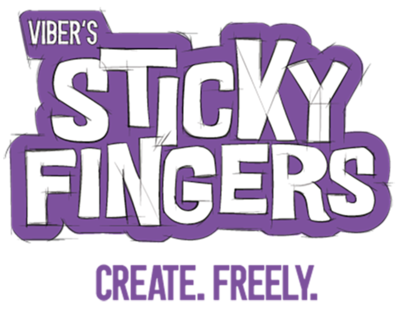 Нарисовали персонажей для Viber's Sticky Fingers!
